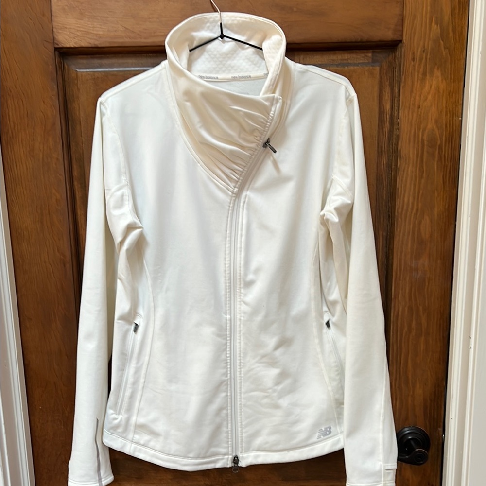 New Balance cream jacket Large